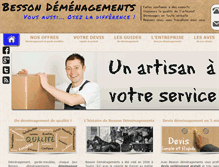 Tablet Screenshot of demenagement-conseils.com
